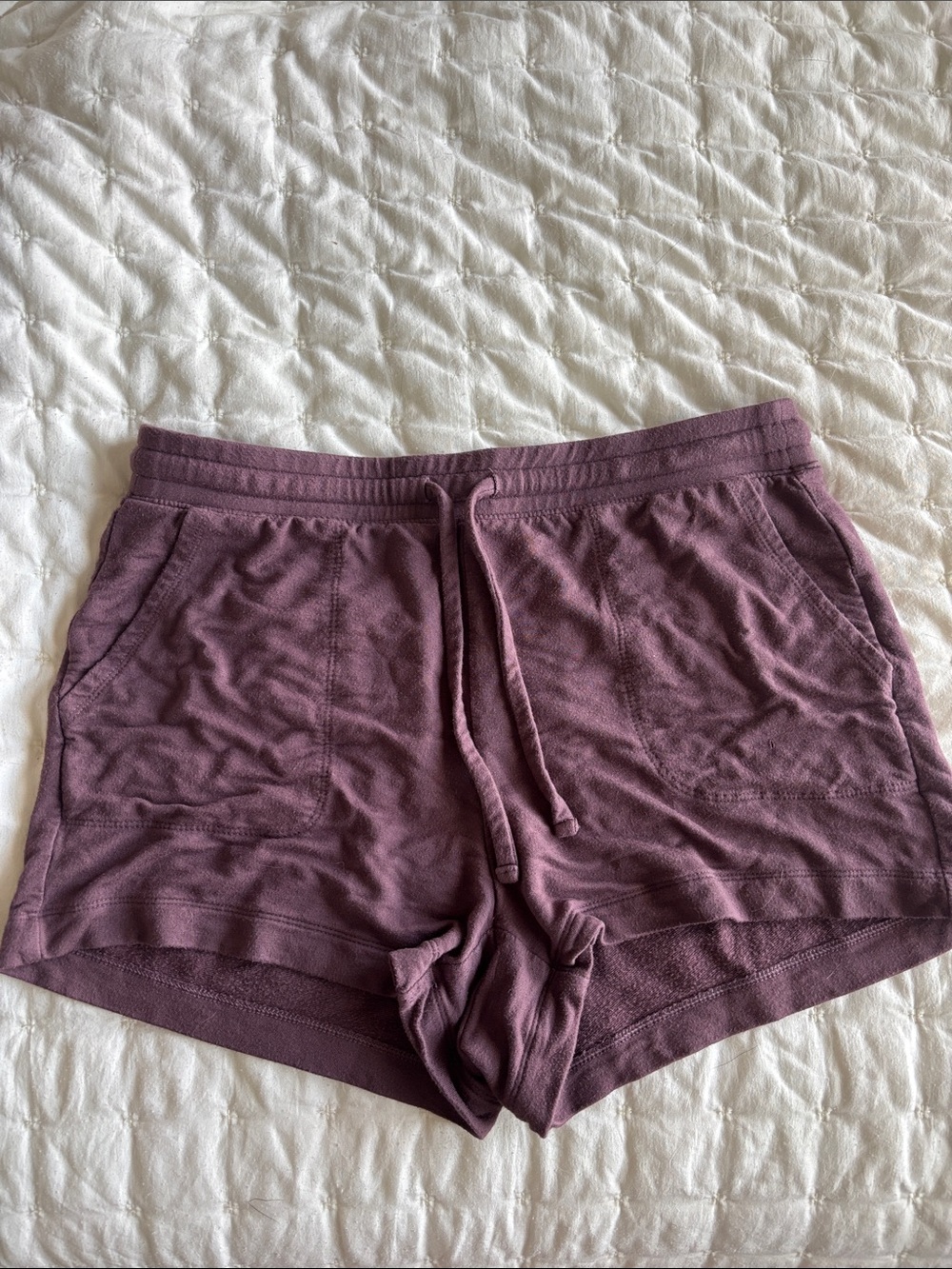 UpWest Mauve Drawstring Lounge Shorts
